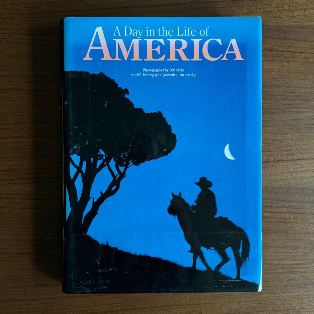 Vintage Americana Coffee Table Book - Hardcover - A Day in the Life of America
